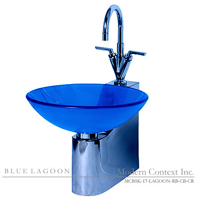 Lagoon Sink in Clear White