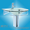Full Transparent Glass Basin Sink