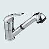 Modern Kitchen faucet with Pullout Singe Handle Chrome
